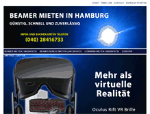 Tablet Screenshot of beamer-hamburg.de